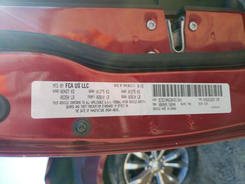 2016 Chrysler 300 მანქანა იყიდება აუქციონზე, vin: 2C3CCARG3GH311541, აუქციონის ნომერი: 49493616