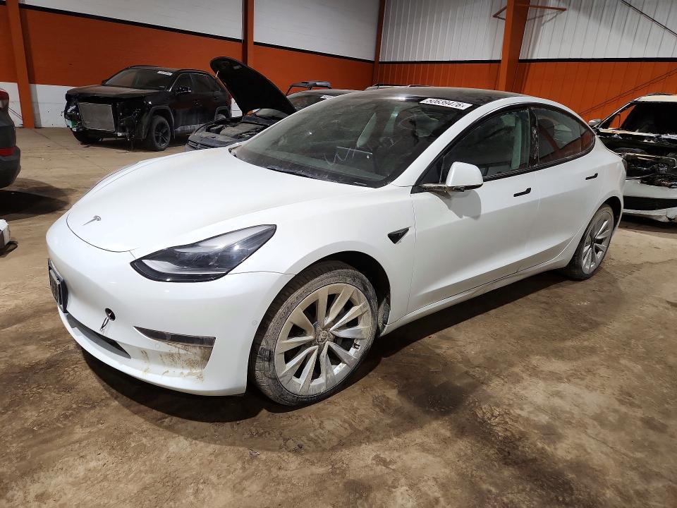 2022 Tesla Model 3 მანქანა იყიდება აუქციონზე, vin: 5YJ3E1EB4NF296213, აუქციონის ნომერი: 50639476