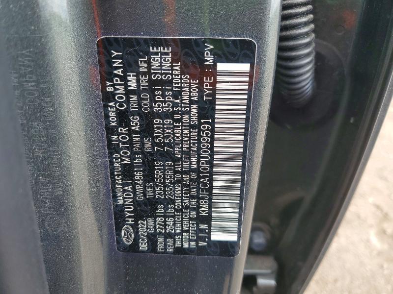 Продаж на аукціоні авто 2023 Hyundai Tucson, vin: KM8JFCA10PU099591, номер лоту: 50737736