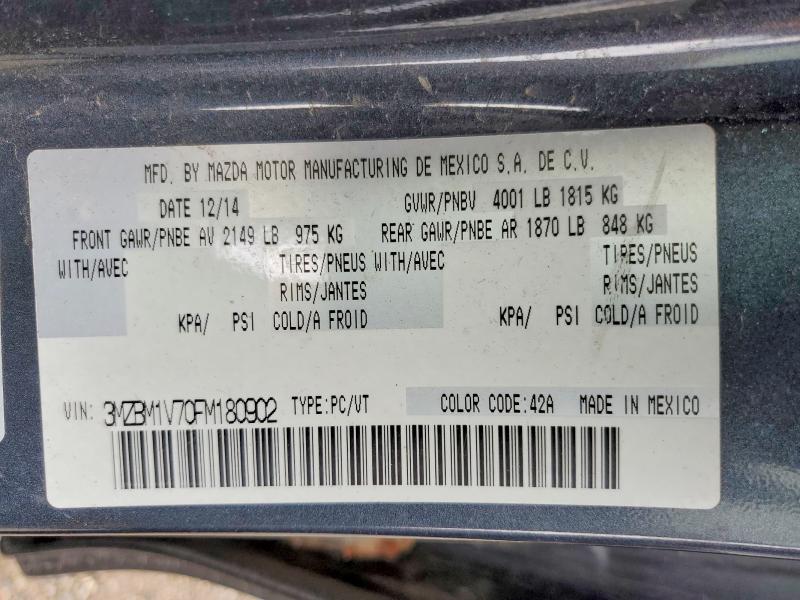 Aukcja sprzedaży 2015 Mazda 3, vin: 3MZBM1V70FM180902, numer aukcji: 48291336