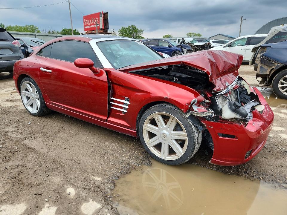 2004 Chrysler Crossfire მანქანა იყიდება აუქციონზე, vin: 1C3AN69L04X024855, აუქციონის ნომერი: 49743586