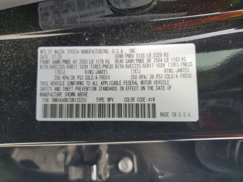 Aukcja sprzedaży 2025 Mazda Cx-50, vin: 7MMVAABW7SN135251, numer aukcji: 51569106