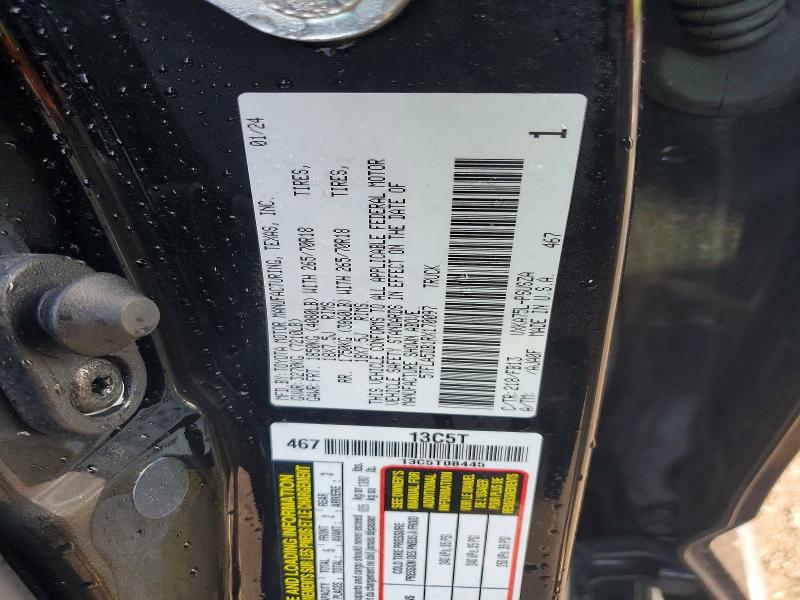 Продажа на аукционе авто 2024 Toyota Tundra, vin: 5TFLA5DB1RX170097, номер лота: 49469026