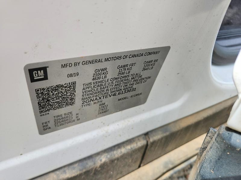 Продаж на аукціоні авто 2020 Chevrolet Equinox, vin: 2GNAXTEV4L6133031, номер лоту: 48472846