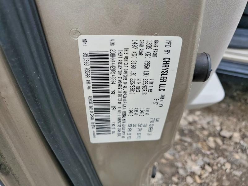 Продажа на аукционе авто 2008 Dodge Grand Caravan, vin: 2D8HN44H28R146804, номер лота: 50797396