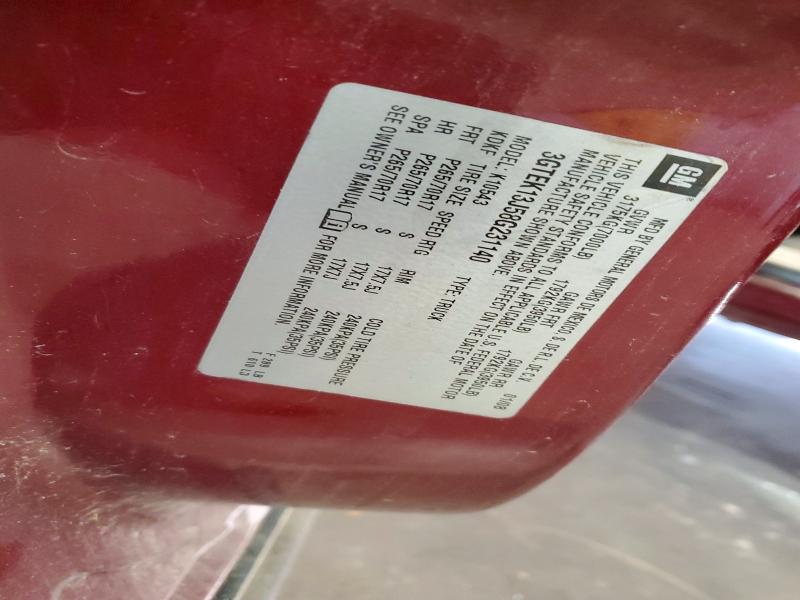 2008 Gmc Sierra მანქანა იყიდება აუქციონზე, vin: 3GTEK13J58G231140, აუქციონის ნომერი: 48787006