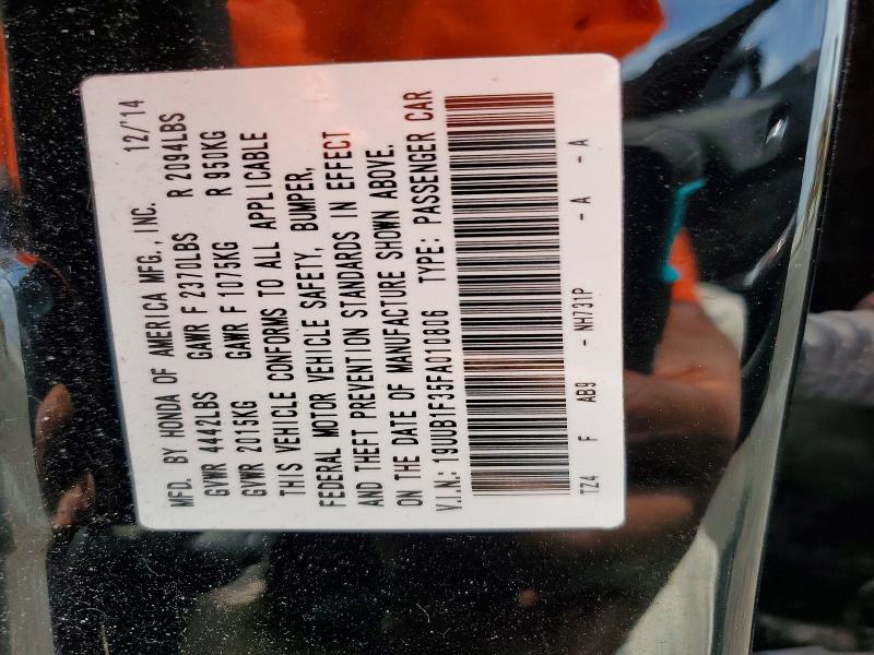 Aukcja sprzedaży 2015 Acura Tlx, vin: 19UUB1F35FA010806, numer aukcji: 50395326