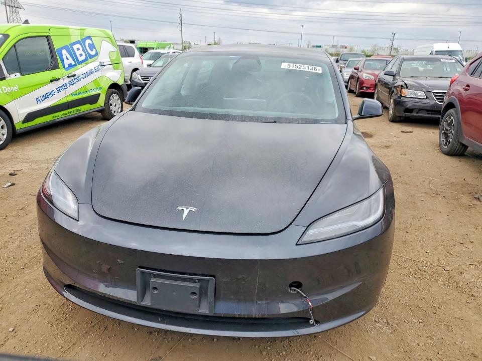 2025 Tesla Model 3 მანქანა იყიდება აუქციონზე, vin: 5YJ3E1EA3SF916181, აუქციონის ნომერი: 51525136