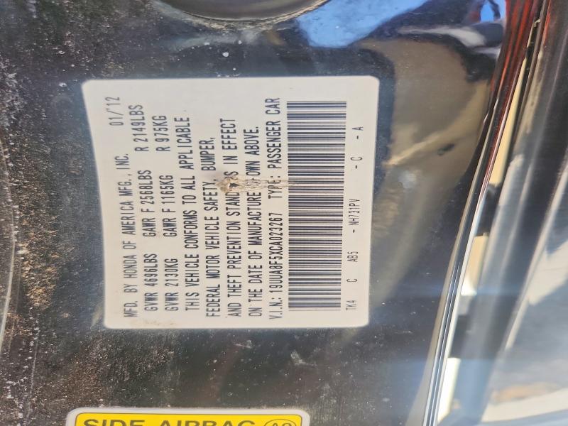 Продаж на аукціоні авто 2012 Acura Tl, vin: 19UUA8F5XCA023267, номер лоту: 51411486