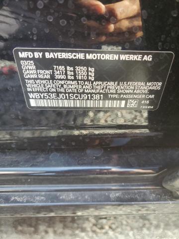Aukcja sprzedaży 2025 Bmw I7, vin: WBY53EJ01SCU91381, numer aukcji: 49480396