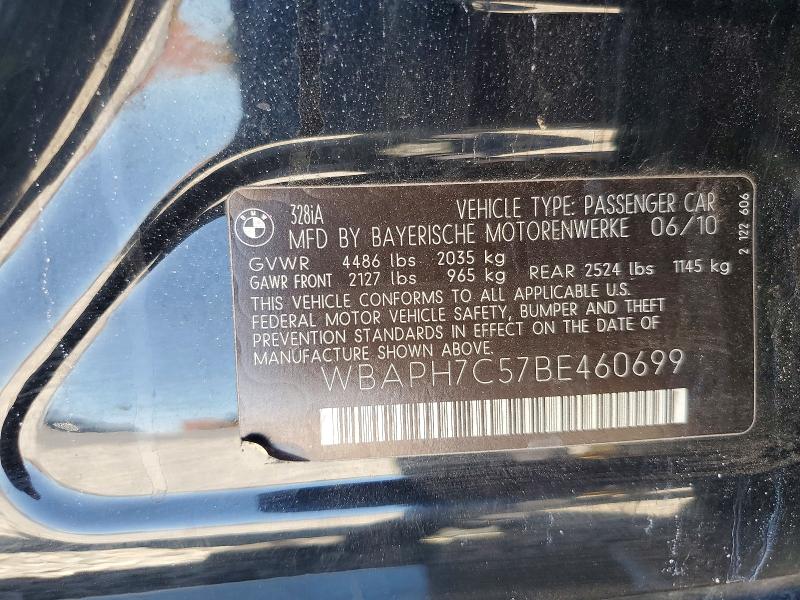 Продаж на аукціоні авто 2011 Bmw 328, vin: WBAPH7C57BE460699, номер лоту: 50809656