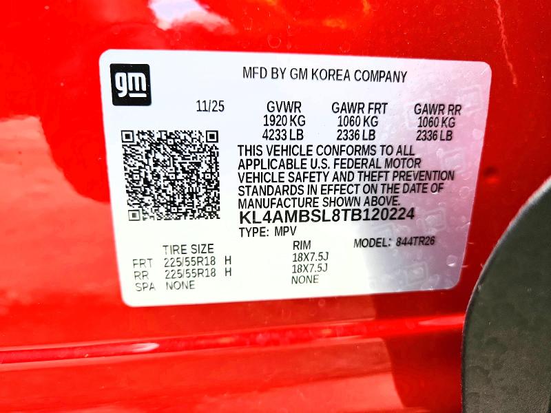 Aukcja sprzedaży 2026 Buick Encore Gx, vin: KL4AMBSL8TB120224, numer aukcji: 47922386