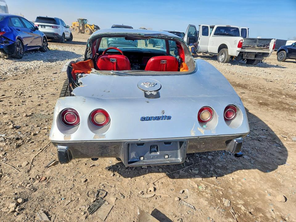 1978 Chev Corvette მანქანა იყიდება აუქციონზე, vin: 1Z87L8S432651, აუქციონის ნომერი: 48818456