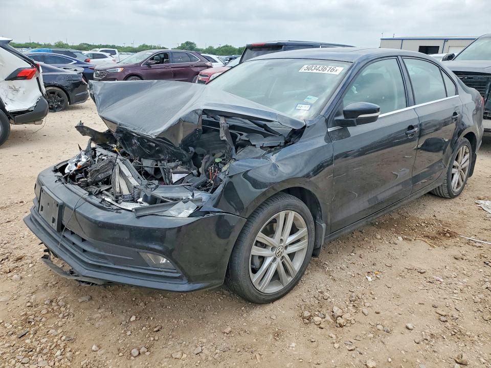 2015 Volkswagen Jetta მანქანა იყიდება აუქციონზე, vin: 3VWL17AJ7FM323023, აუქციონის ნომერი: 50343616
