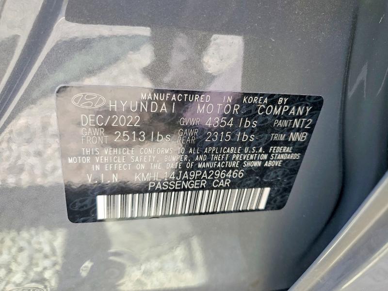 Aukcja sprzedaży 2023 Hyundai Sonata, vin: KMHL14JA9PA296466, numer aukcji: 49706816
