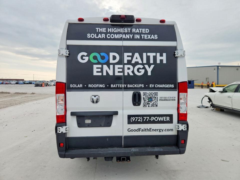 49604396 :رقم المزاد ، 3C6MRVJG1PE520183 vin ، 2023 Ram Promaster 3500 مزاد بيع
