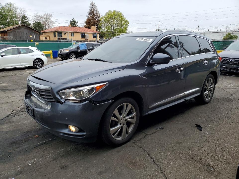 52081996 :رقم المزاد ، 5N1AL0MN9DC324193 vin ، 2013 Infiniti Jx35 مزاد بيع