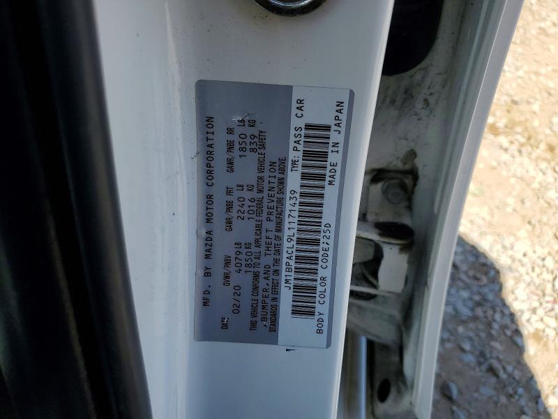Продажа на аукционе авто 2020 Mazda 3, vin: JM1BPACL9L1171439, номер лота: 49846686