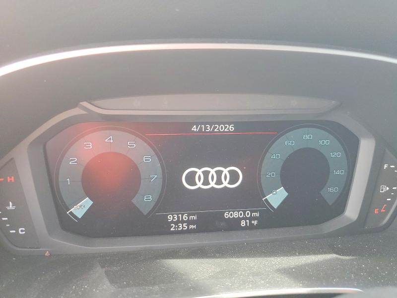 2025 Audi Q3 მანქანა იყიდება აუქციონზე, vin: WA1DECF36S1019083, აუქციონის ნომერი: 49507716