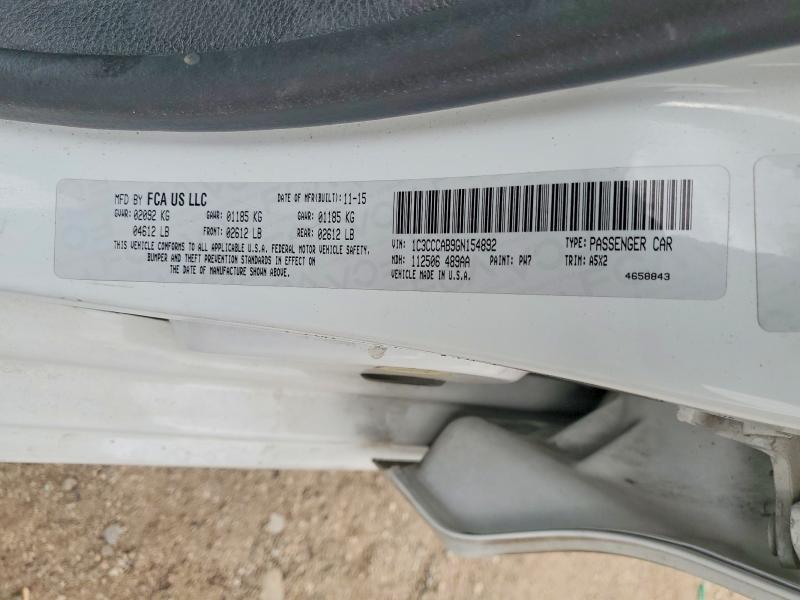 Aukcja sprzedaży 2016 Chrysler 200, vin: 1C3CCCAB9GN154892, numer aukcji: 49625636