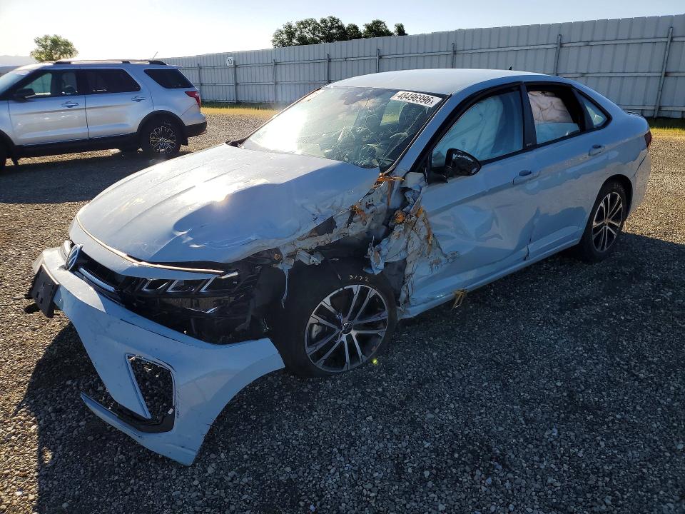 48496996 :رقم المزاد ، 3VWBX7BU7SM043292 vin ، 2025 Volkswagen Jetta مزاد بيع