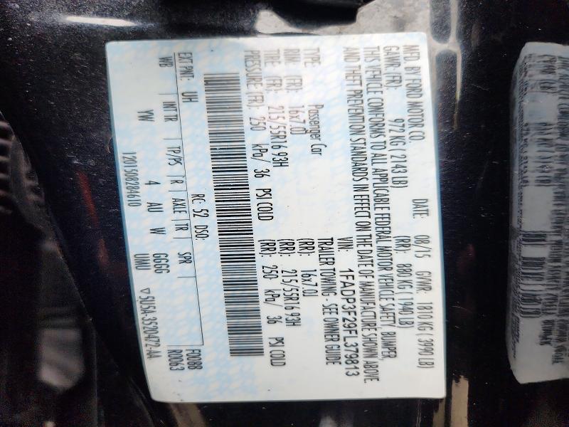 51366996 :رقم المزاد ، 1FADP3F29FL379813 vin ، 2015 Ford Focus مزاد بيع