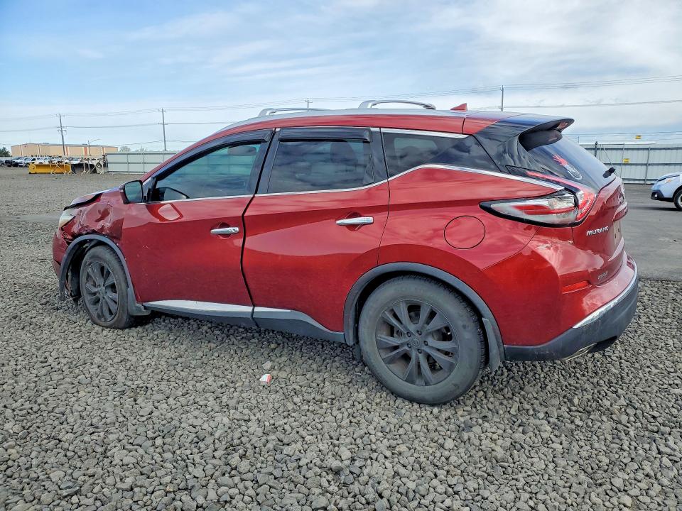 51318196 :رقم المزاد ، 5N1AZ2MH1FN278452 vin ، 2015 Nissan Murano مزاد بيع