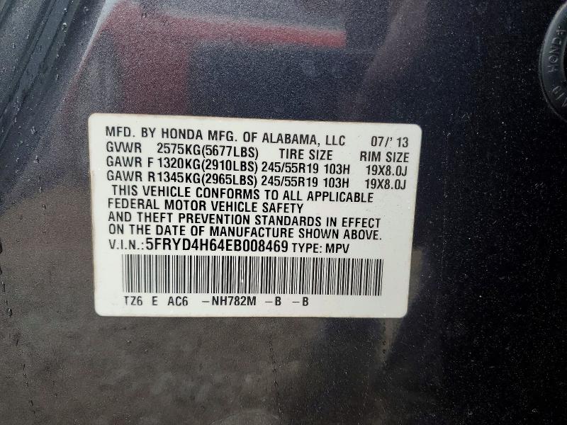 Aukcja sprzedaży 2014 Acura Mdx, vin: 5FRYD4H64EB008469, numer aukcji: 50910626