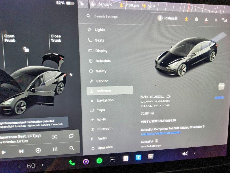 Auction sale of the 2021 Tesla Model 3, vin: 5YJ3E1EB3MF006820, lot number: 50672396