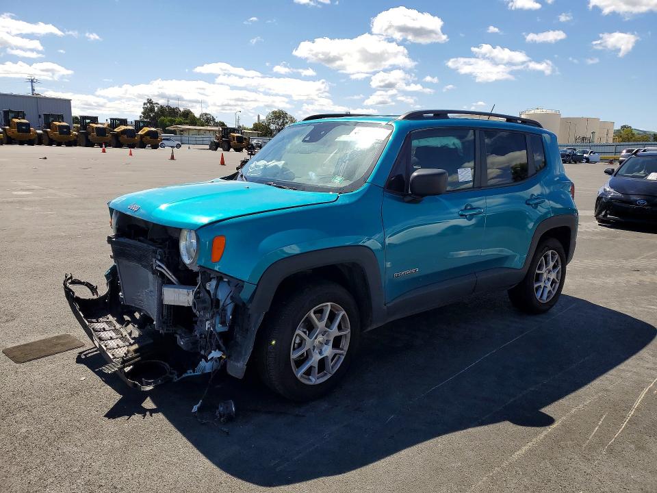48211306 :رقم المزاد ، ZACNJDB13NPN98065 vin ، 2022 Jeep Renegade مزاد بيع
