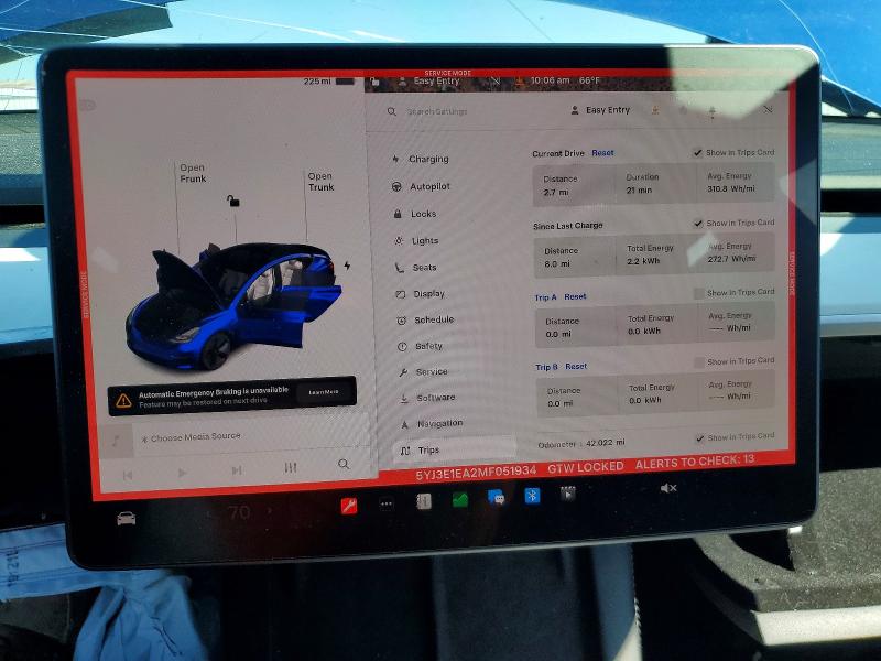 Aukcja sprzedaży 2021 Tesla Model 3, vin: 5YJ3E1EA2MF051934, numer aukcji: 49272756