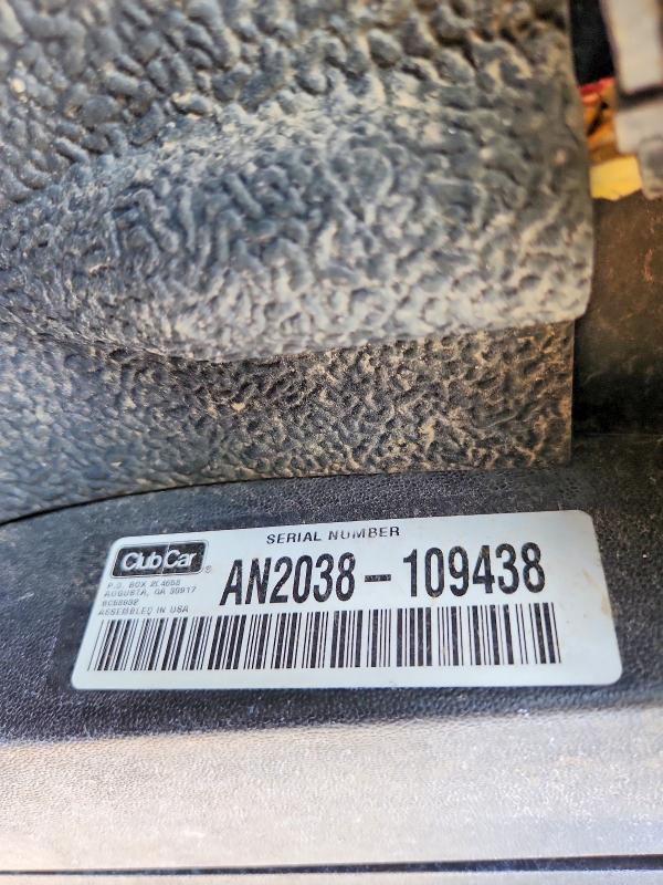 Продажа на аукционе авто 2020 Club Car Unknown, vin: AN2038109438, номер лота: 49734456