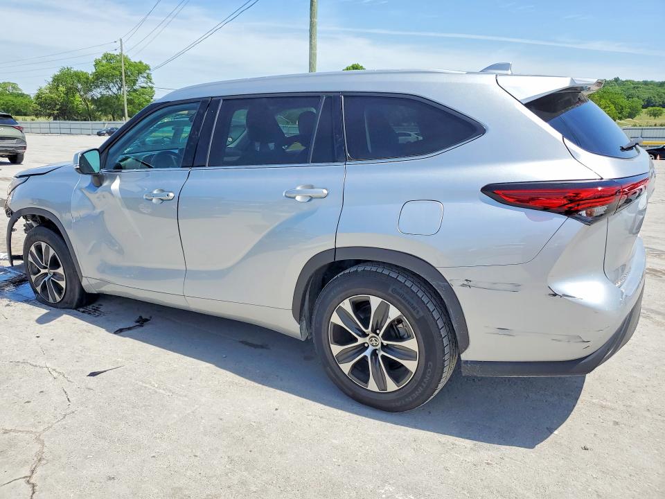 2022 Toyota Highlander მანქანა იყიდება აუქციონზე, vin: 5TDGZRAH7NS112635, აუქციონის ნომერი: 50671596
