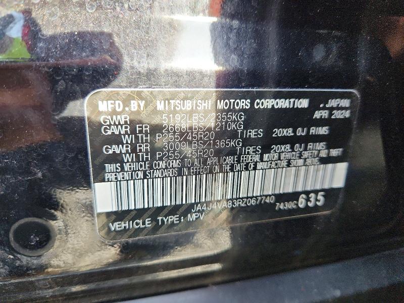 Aukcja sprzedaży 2024 Mitsubishi Outlander, vin: JA4J4VA83RZ067740, numer aukcji: 48690636