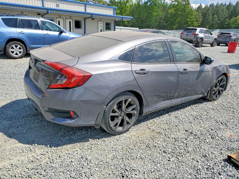 2019 Honda Civic მანქანა იყიდება აუქციონზე, vin: 2HGFC2F83KH513947, აუქციონის ნომერი: 50861256