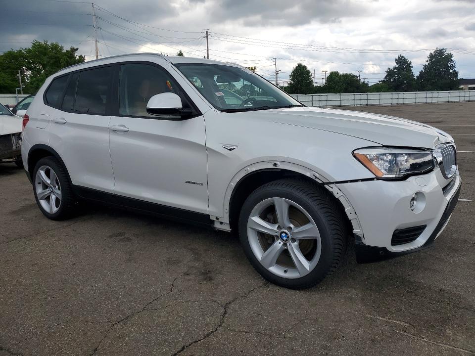 2017 Bmw X3 მანქანა იყიდება აუქციონზე, vin: 5UXWX9C58H0T09114, აუქციონის ნომერი: 51798026