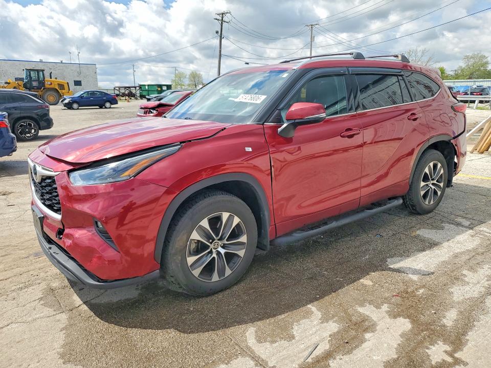 2021 Toyota Highlander მანქანა იყიდება აუქციონზე, vin: 5TDHZRBHXMS078627, აუქციონის ნომერი: 51476806