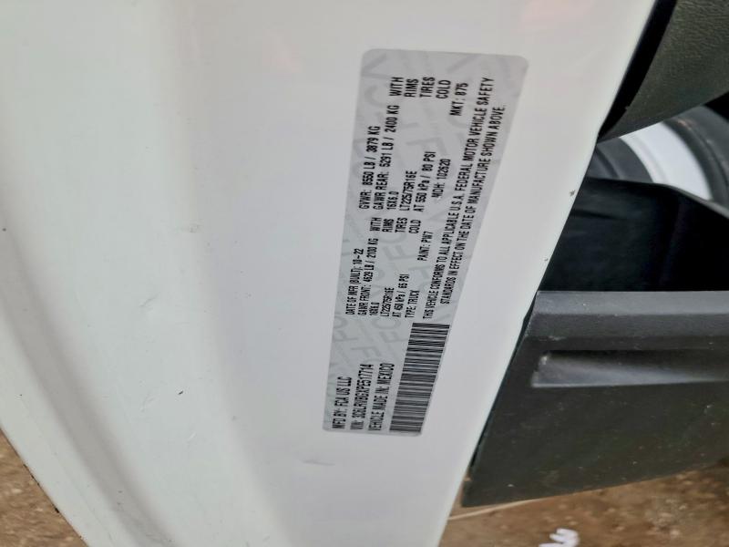 51962466 :رقم المزاد ، 3C6LRVBGXPE517714 vin ، 2023 Ram Promaster 1500 مزاد بيع