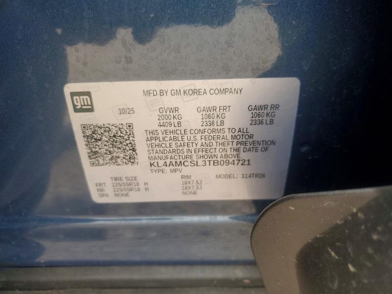 Aukcja sprzedaży 2026 Buick Encore Gx, vin: KL4AMCSL3TB094721, numer aukcji: 49120726