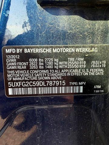 Продажа на аукционе авто 2013 Bmw X6, vin: 5UXFG2C59DL787915, номер лота: 49495466