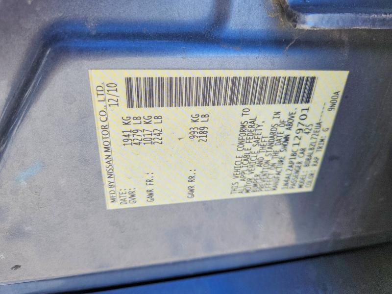 48793886 :رقم المزاد ، 1N4AL2AP1BC129701 vin ، 2011 Nissan Altima مزاد بيع