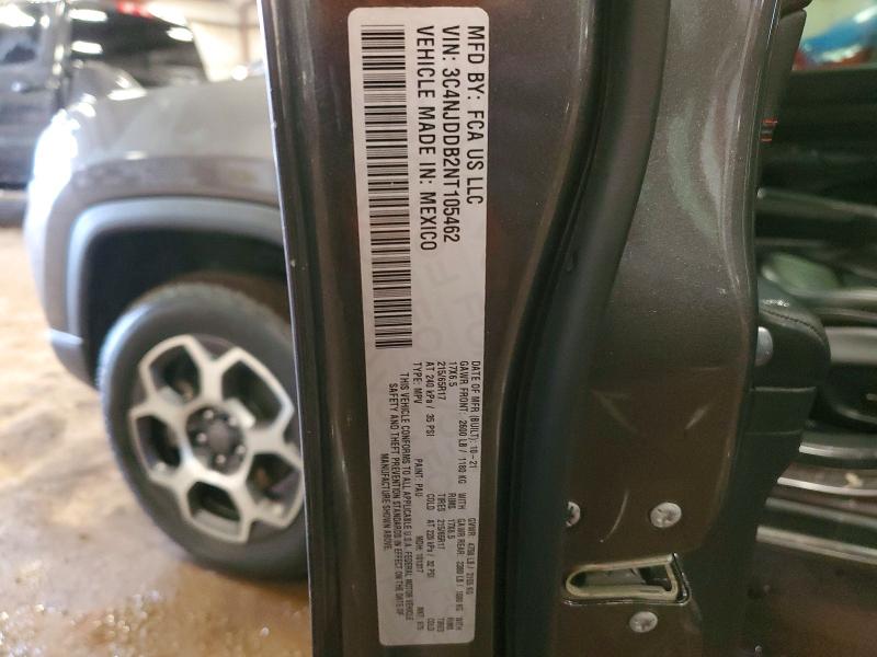 Продажа на аукционе авто 2022 Jeep Compass, vin: 3C4NJDDB2NT105462, номер лота: 48654376