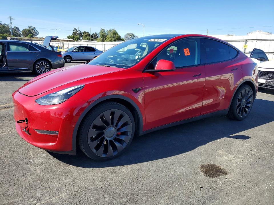 2022 Tesla Model Y მანქანა იყიდება აუქციონზე, vin: 7SAYGDEF0NF448978, აუქციონის ნომერი: 50959616