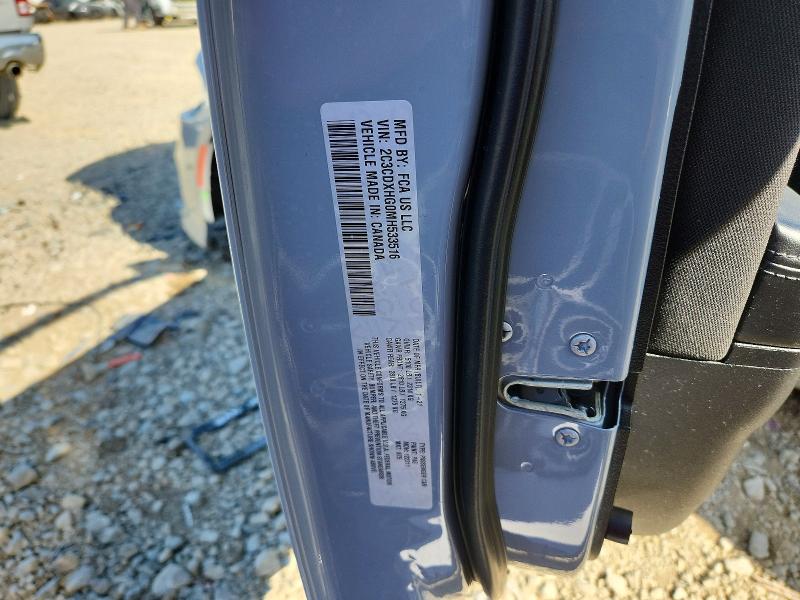 50451946 :رقم المزاد ، 2C3CDXHG0MH533516 vin ، 2021 Dodge Charger مزاد بيع