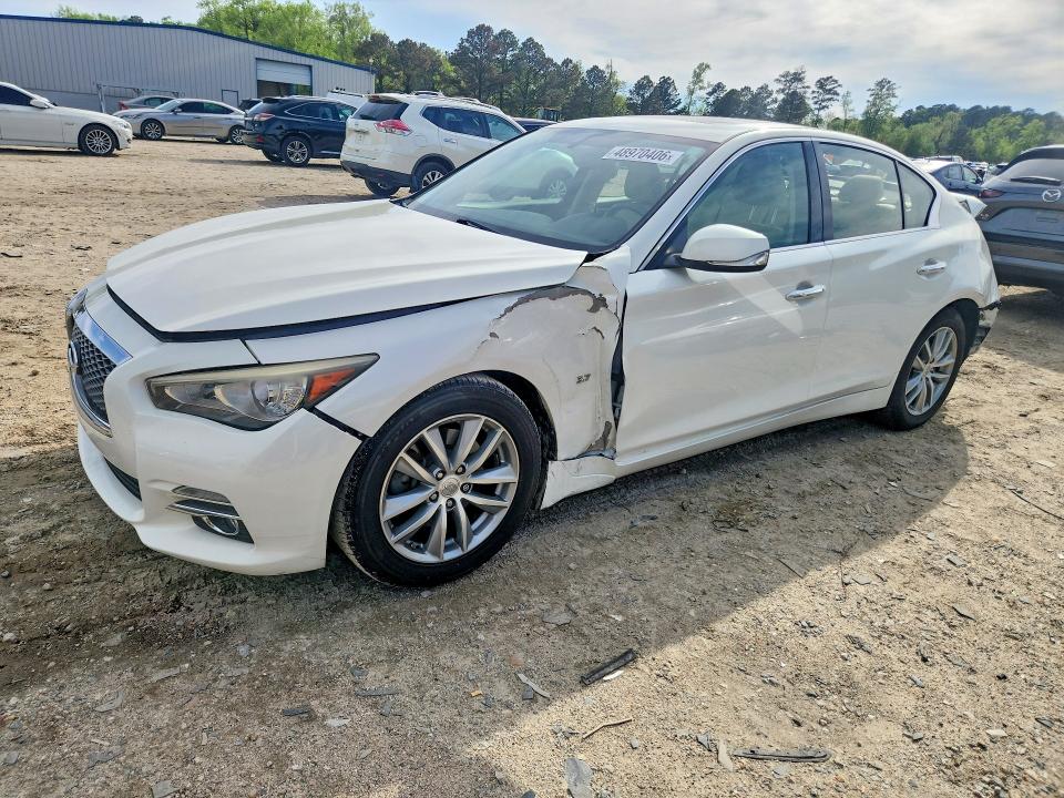 48970406 :رقم المزاد ، JN1BV7AP1FM347145 vin ، 2015 Infiniti Q50 مزاد بيع