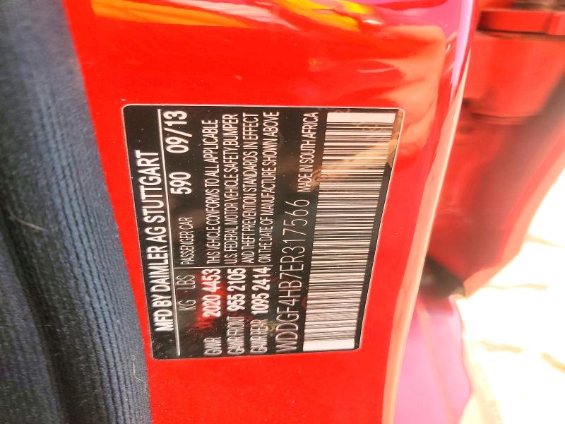 Aukcja sprzedaży 2014 Mercedes-benz C, vin: WDDGF4HB7ER317566, numer aukcji: 50269896