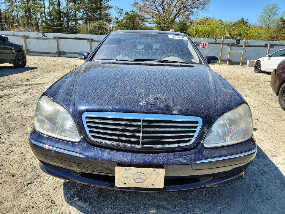 Aukcja sprzedaży 2002 Mercedes-benz S, vin: WDBNG73J72A229270, numer aukcji: 48475196