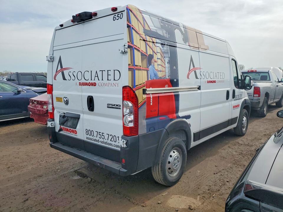 2023 Ram Promaster 2500 მანქანა იყიდება აუქციონზე, vin: 3C6LRVCG8PE558759, აუქციონის ნომერი: 50042556