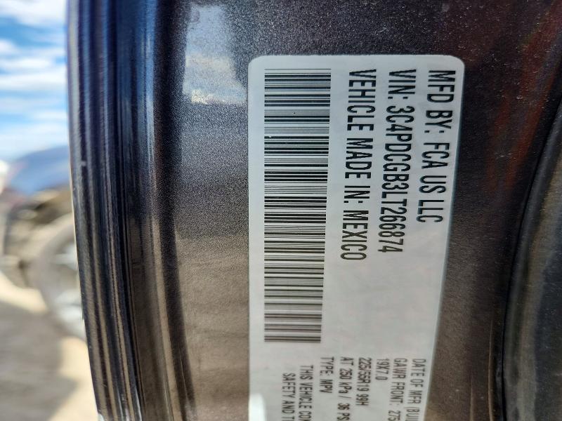 Продажа на аукционе авто 2020 Dodge Journey, vin: 3C4PDCGB3LT266874, номер лота: 50492516