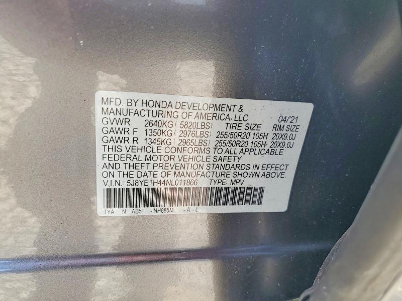 Продаж на аукціоні авто 2022 Acura Mdx, vin: 5J8YE1H44NL011866, номер лоту: 49421406